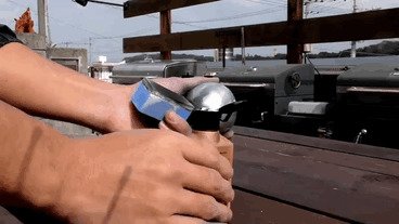 В итоге неприглядный комок фольги превращается в нечто совершенно потрясающее! в мире, очумелые ручки, фольга, шары, япония