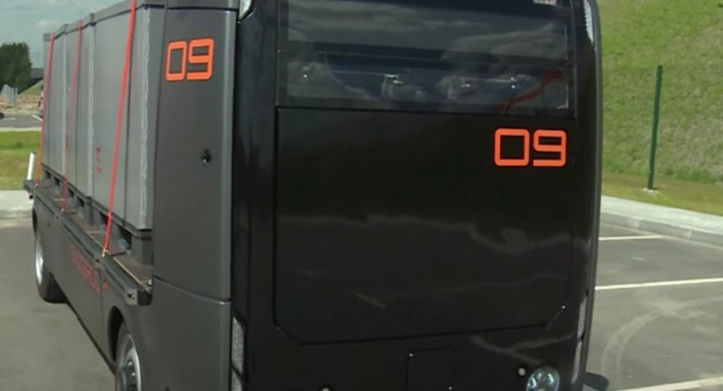 В Подмосковье представили беспилотный грузовик