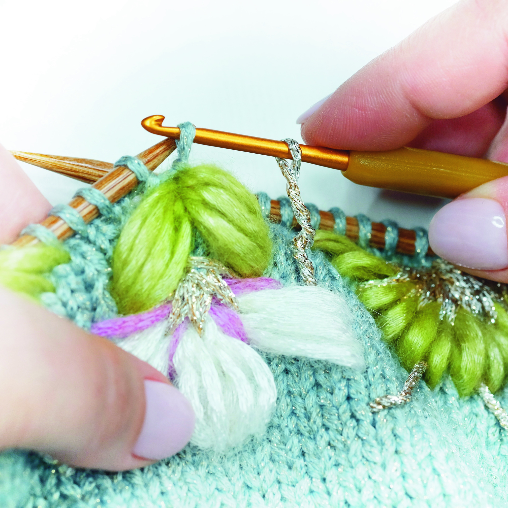 Puff Color Knitting: авторская оригинальная техника вязания Лены Родиной