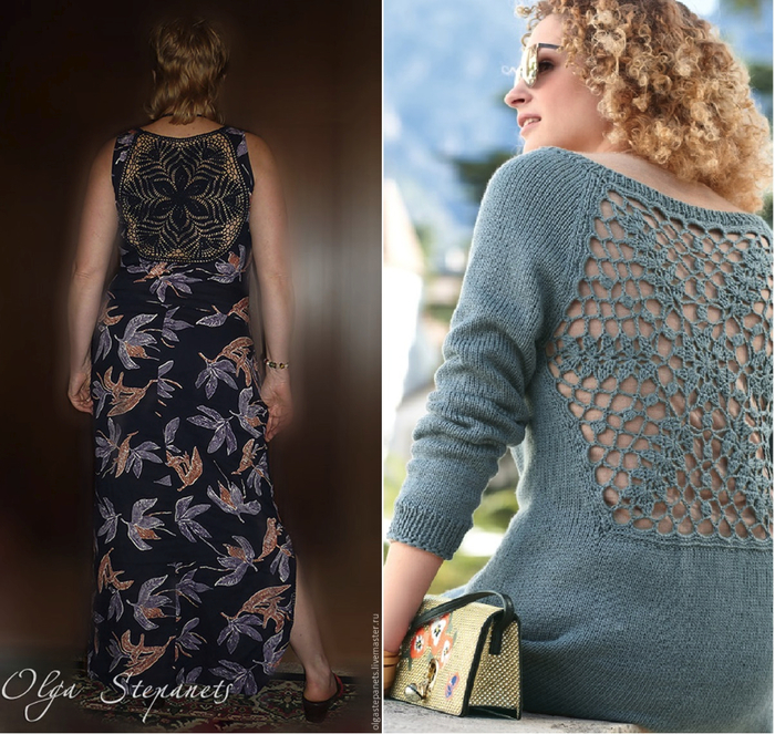 Шитье плюс вязание - стильный тандем