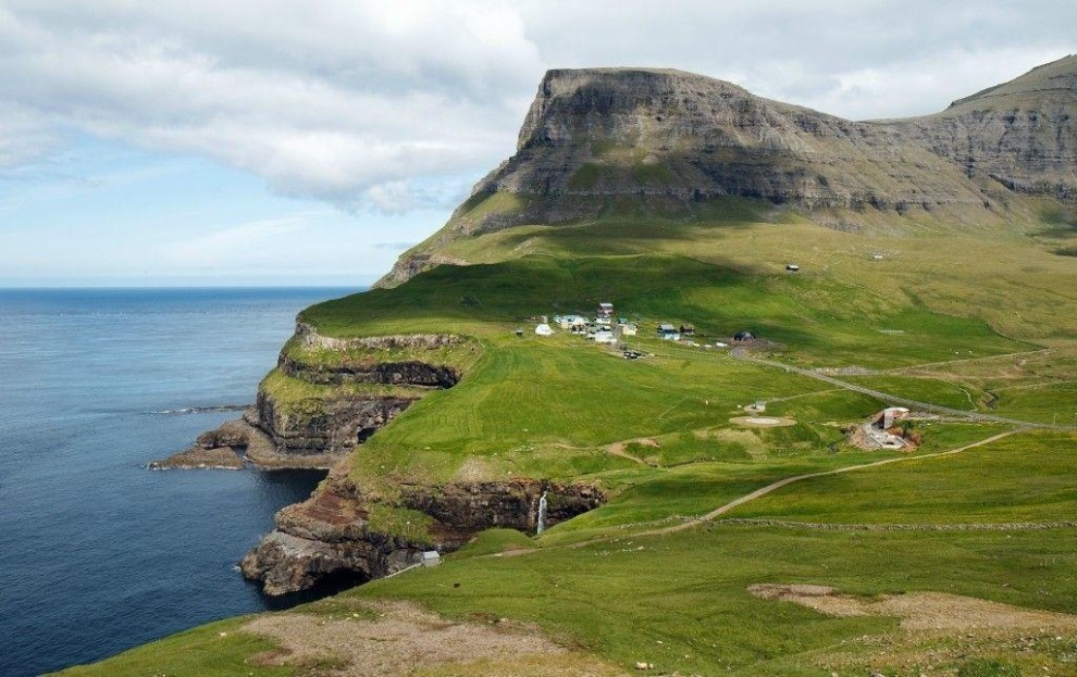 Затерянная от мира деревня на Фарерских островах