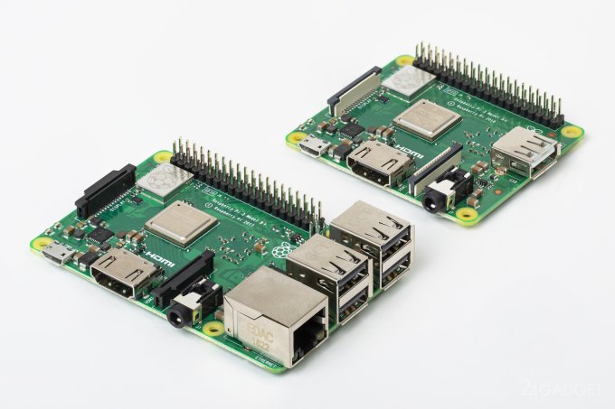 Новый микрокомпьютер Raspberry Pi 3 Model A+ с Bluetooth и Wi-Fi стоит $25 (6 фото)