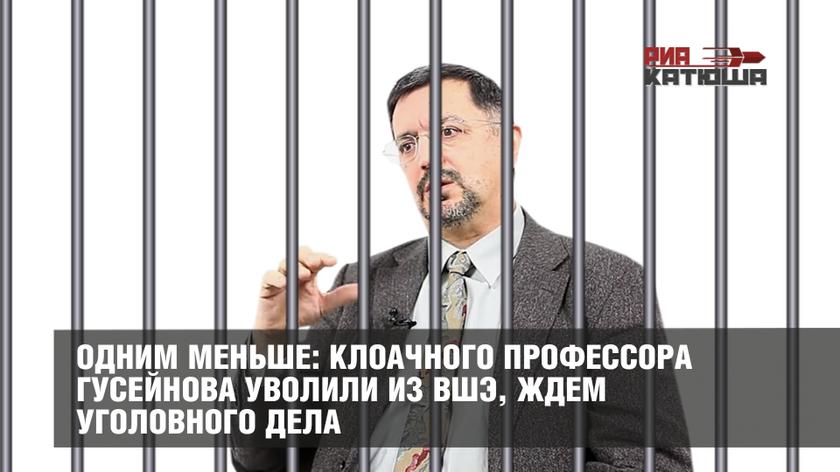 Одним меньше: клоачного профессора Гусейнова уволили из ВШЭ, ждем уголовного дела