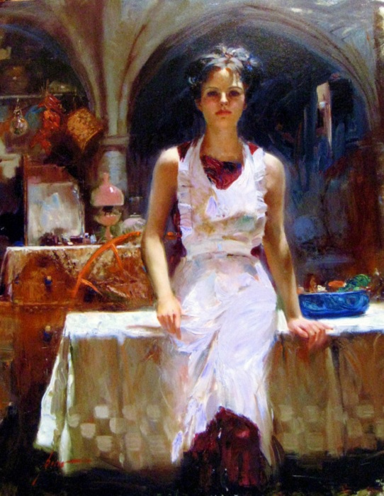 Романтическая живопись от Pino Daeni.