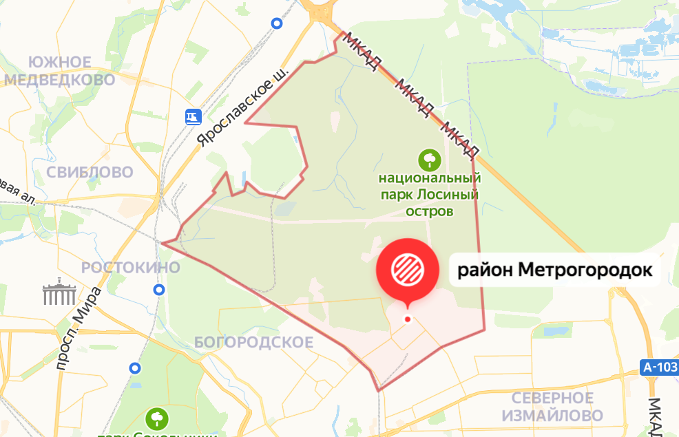 Лосиный остров ближайшее метро. Метрогородок Москва на карте. Лосиный остров Метрогородок.