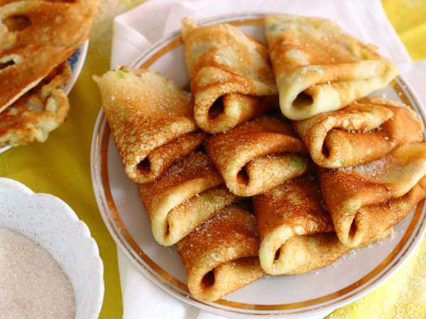 Ингредиенты для сладких кабачковых блинчиков