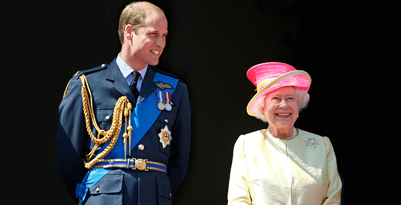 Принц Уильям и королева Елизавета II смотрят «Игру престолов»