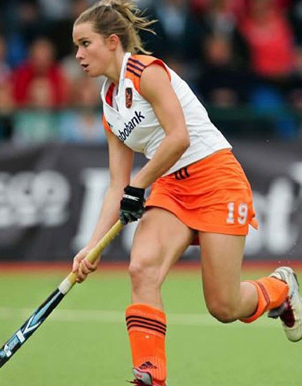 4. Эллен Хоог — член сборной нидерландской команды по хоккею на траве девушки, спорт, фото