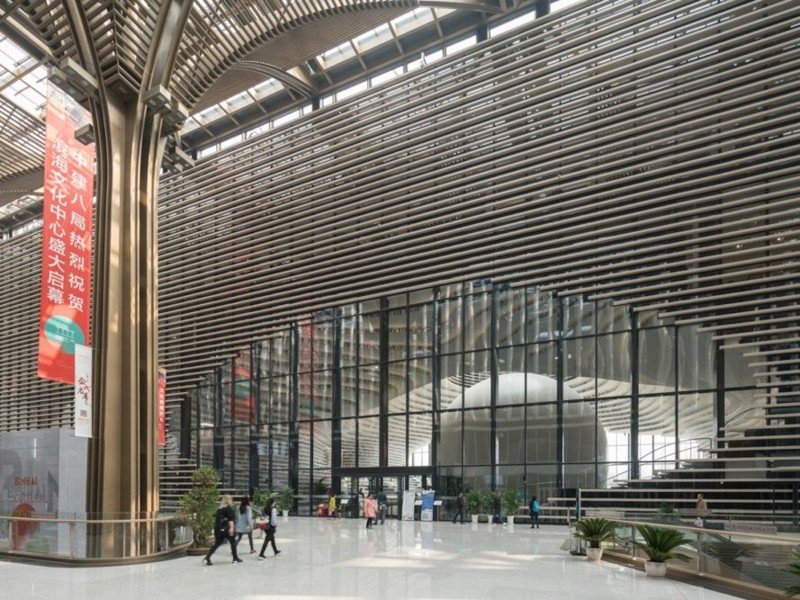 В Китае появилась футуристическая библиотека, и она явно отличается от всего того, что вы видели раньше архитектор, библиотека, все для людей, китай, книги, строительство, футурист