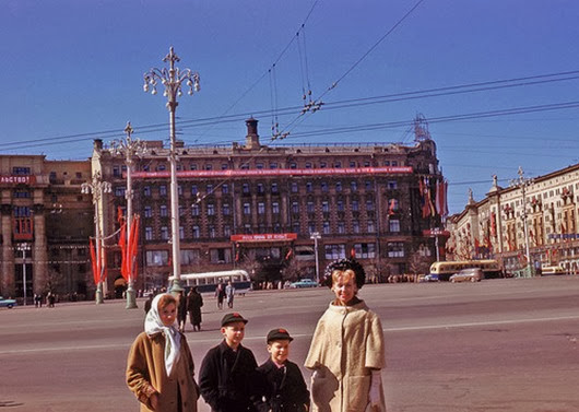 1961 год в цветных фотографиях 