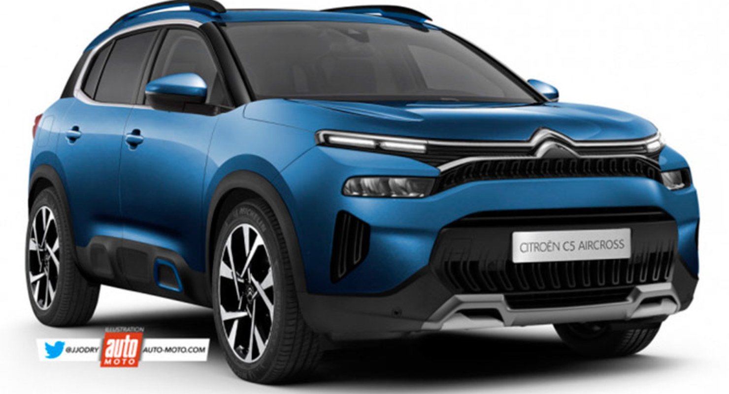 Citroën C5 Aircross готов к рестайлингу Автомобили