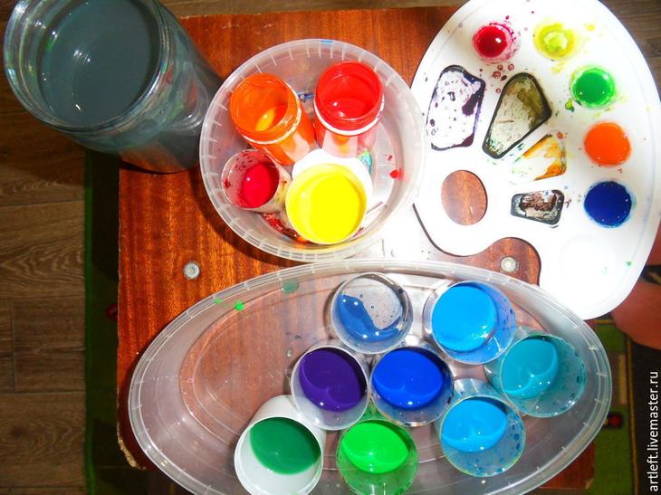 Создаем парео-трансформер в технике холодный батик парео