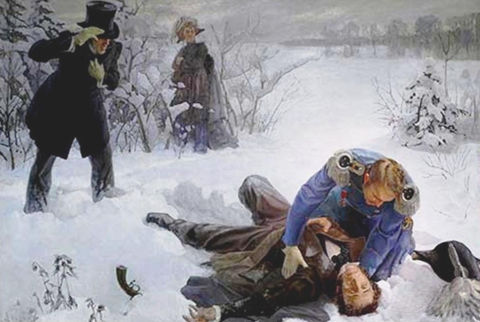 "Дуэль А.С.Пушкина с Ж.Дантесом", А.А.Горбов