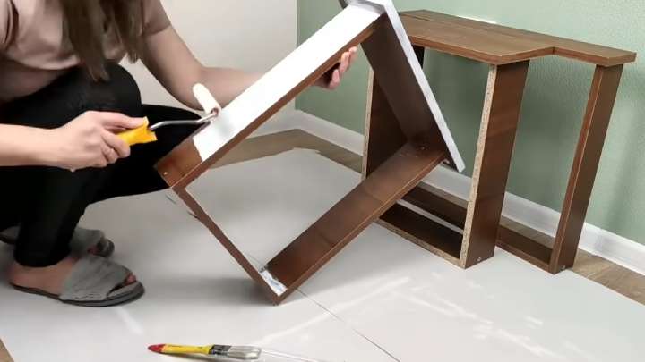 Превращаем старый стол в стильный предмет интерьера дизайн,д,Средний Постол [222410],интерьер,лайфхаки,ремонт стола,своими руками