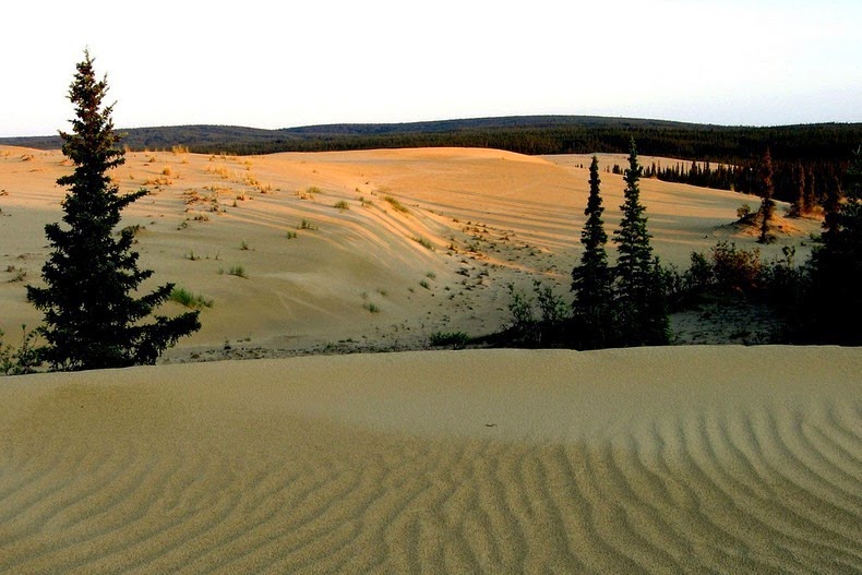 Великие песчаные дюны Кобук в Национальном парке Kobuk Valley на Аляске авиатур