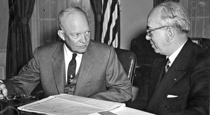 Дуайт Эйзенхауэр – президент США (1953-1961). /Фото: alternathistory.com 