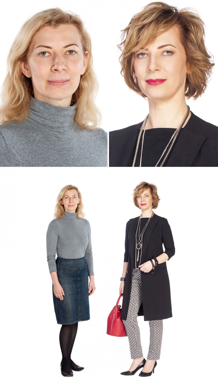 стилист превращает обычных женщин в королев