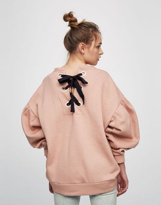 Акцент на шнуровку одежда,рукоделие,своими руками,шнуровка в одежде