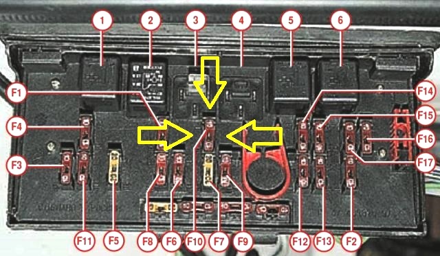 предохранитель панели ваз 2107