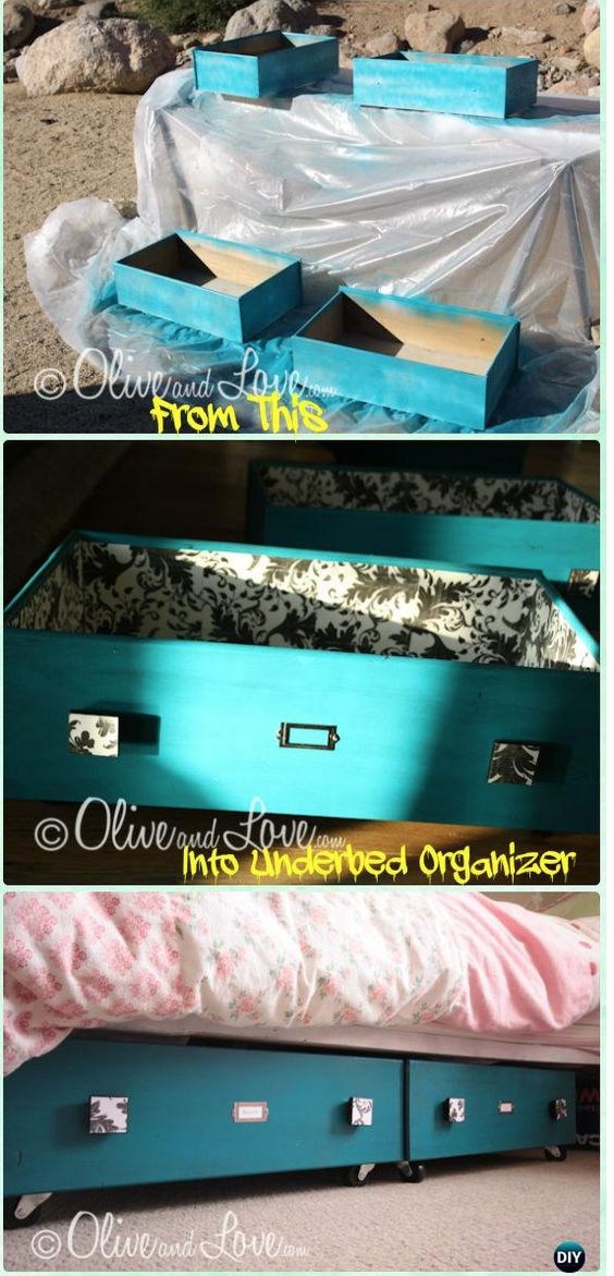 Новая мебель из старых ящиков комода дача