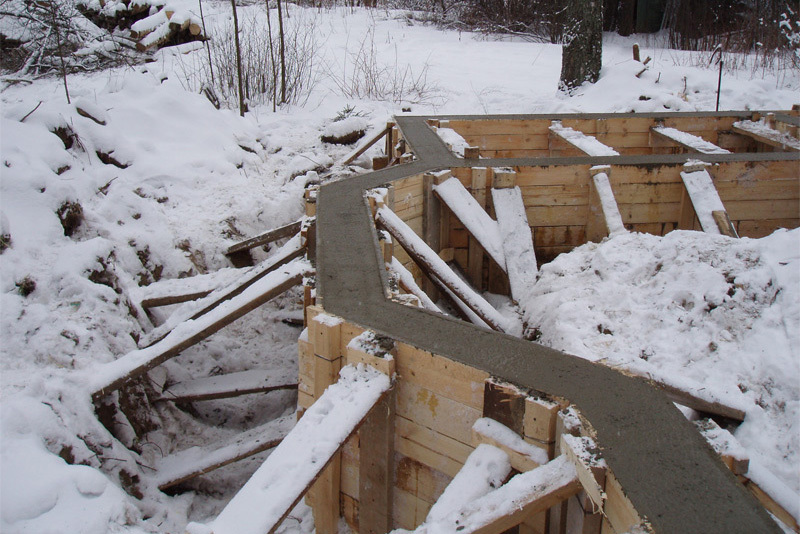 Как правильно заливать цемент на улице в холодное время года 