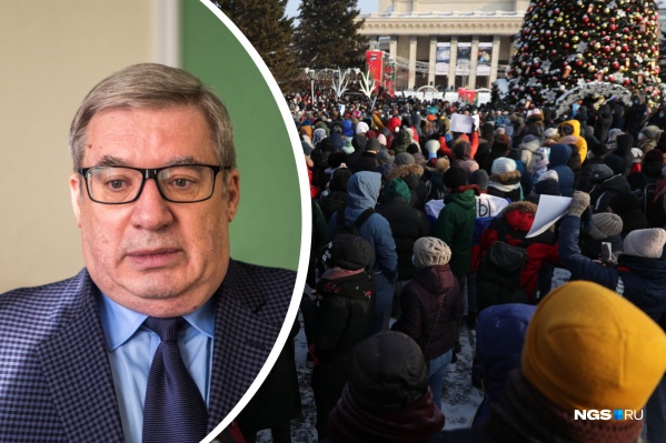 Виктора Толоконского заметили на шествии в поддержку Навального — он рассказал НГС, зачем туда пришел