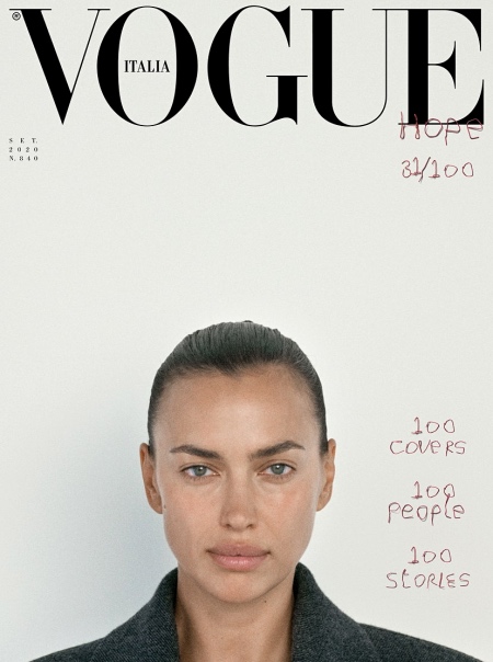 100 одежек: Ирина Шейк, Синди Кроуфорд, Кайя Гербер и другие звезды снялись для сотни обложек Vogue Звезды,Новости о звездах