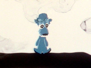 Кадр из мультфильма «Голубой щенок» 
