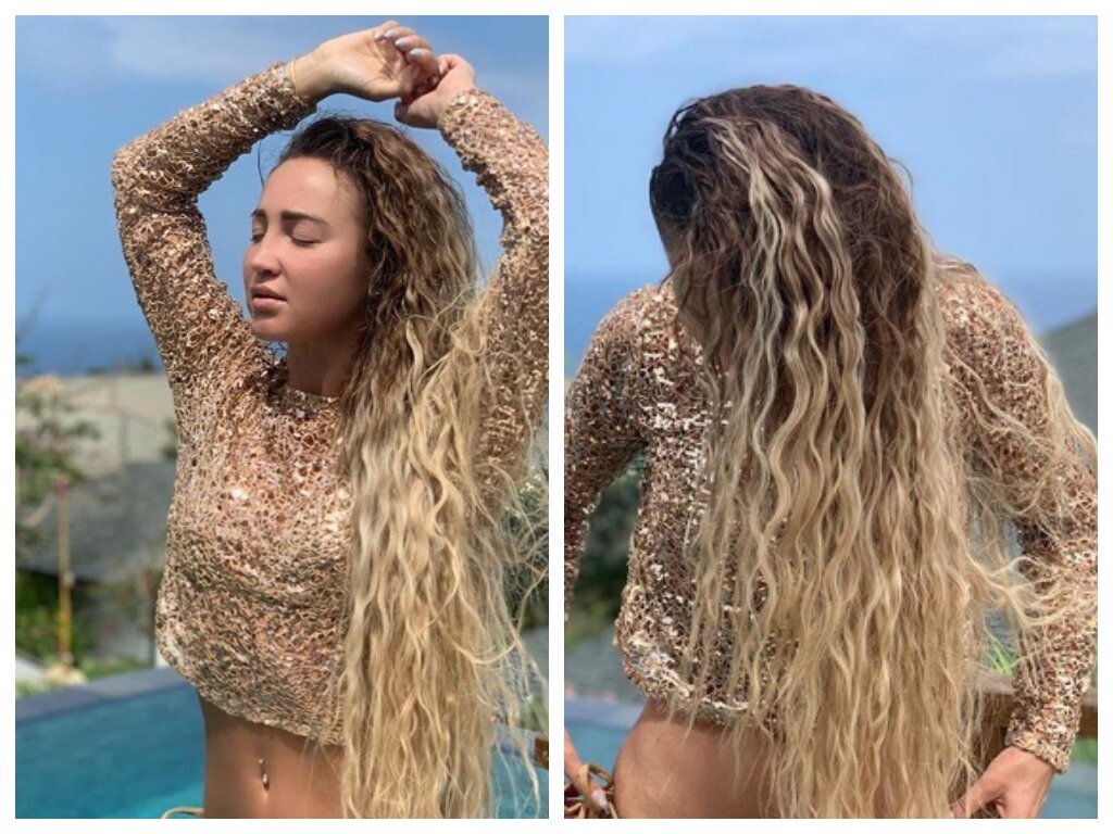 Как сделать чтобы волосы были как на море