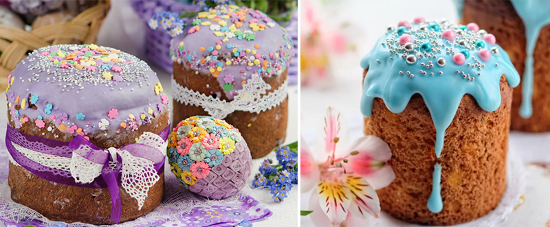 Светлой Пасхи, друзья! Это так красиво… Живописные идеи для украшения куличей. женские хобби,кулинария,кулич пасхальный,своими руками