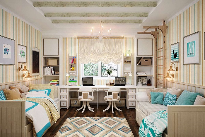 Как оформить комнату для двоих детей: практичные полезные советы