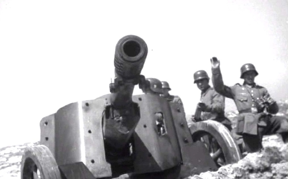​Роль основного противника танка Т-34-76 сыграло немецкое 75-мм противотанковое орудие 7,5 cm PaK 97/38 Кадр из х/ф «Жаворонок» (1964 год) - Легенда о "сбежавшей тридцатьчетвёрке" | Военно-исторический портал Warspot.ru