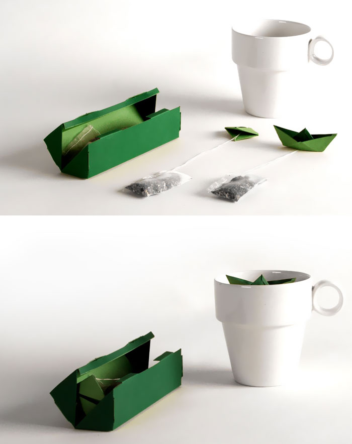креативные чайные пакетики
