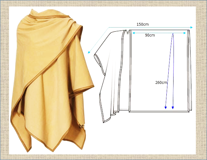 Весенние кейпы и пончо - 70 моделей и выкройки - шьем и ждем прекрасную весну выкройки,мода,одежда