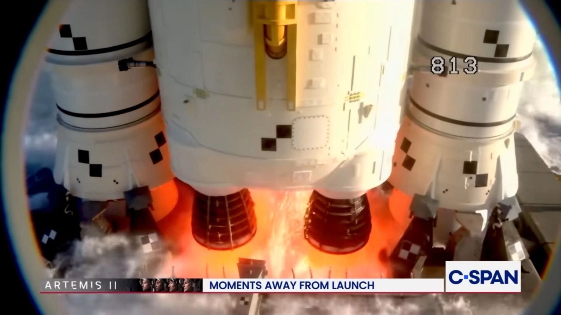 Старт SLS для Artemis II