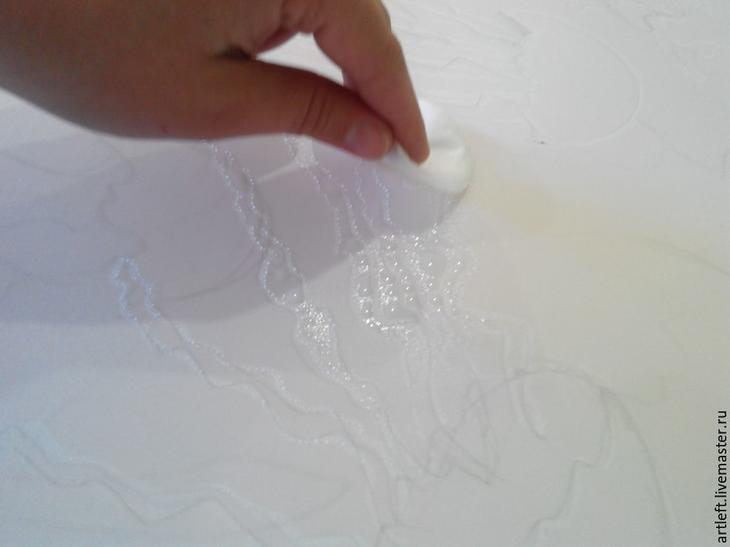 Создаем парео-трансформер в технике холодный батик парео