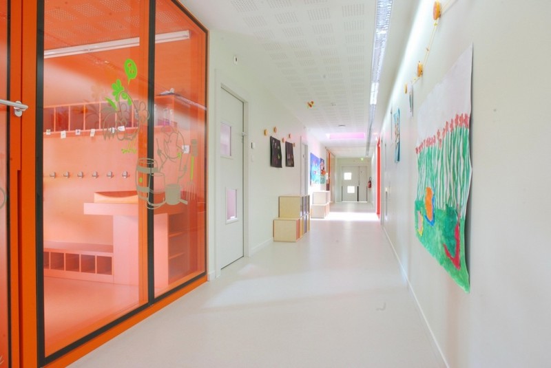 Энергоэффективный детский сад во Франции архитектура, дизайн, интерьер
