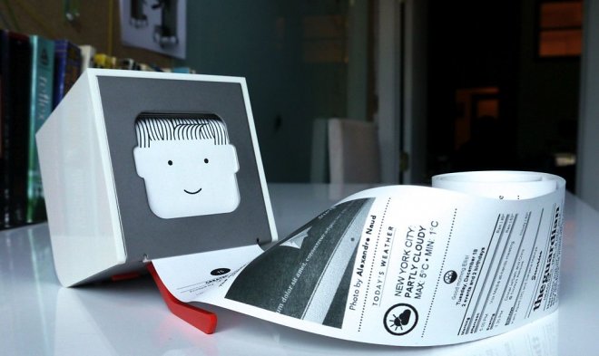 Гаджет Little Printer позволит обмениваться физическими сообщениями