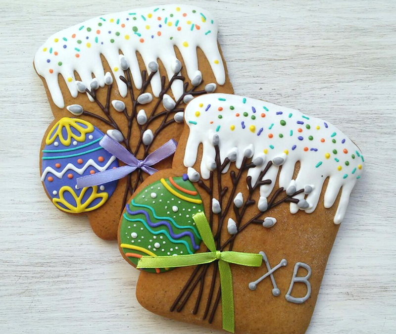 Светлой Пасхи, друзья! Это так красиво… Живописные идеи для украшения куличей. женские хобби,кулинария,кулич пасхальный,своими руками