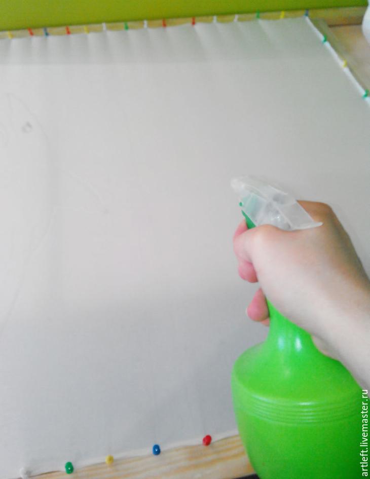 Создаем парео-трансформер в технике холодный батик парео