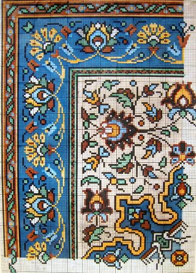 Старинные схемы для вышивки крестиком 884