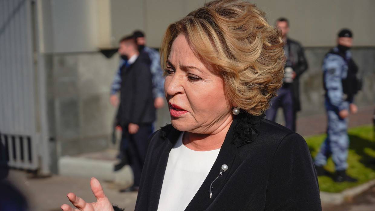 Матвиенко назвала «грязной политикой» все утверждения о «нападении» России на Украину