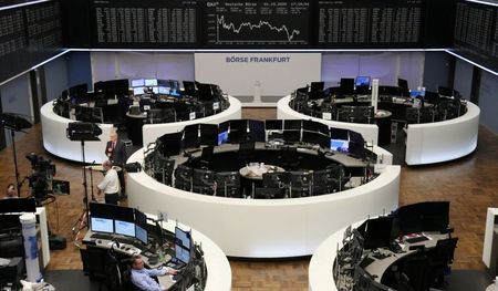 The German share price index DAX graph is pictured at the stock exchange in Frankfurt, Germany, October 1, 2020. REUTERS/Staff