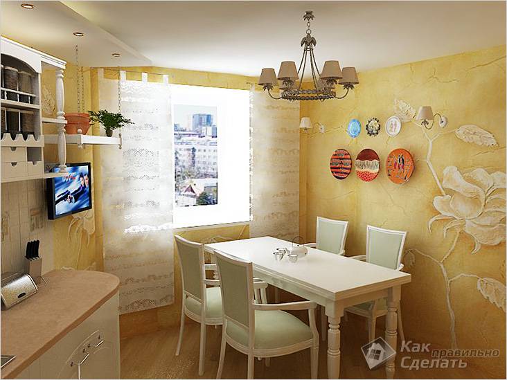 Дизайн стен на кухне Дизайн стен на кухне интерьер,кухня