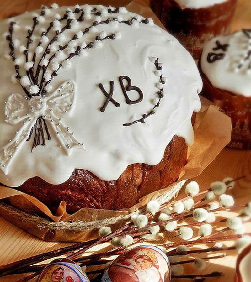 Светлой Пасхи, друзья! Это так красиво… Живописные идеи для украшения куличей. женские хобби,кулинария,кулич пасхальный,своими руками