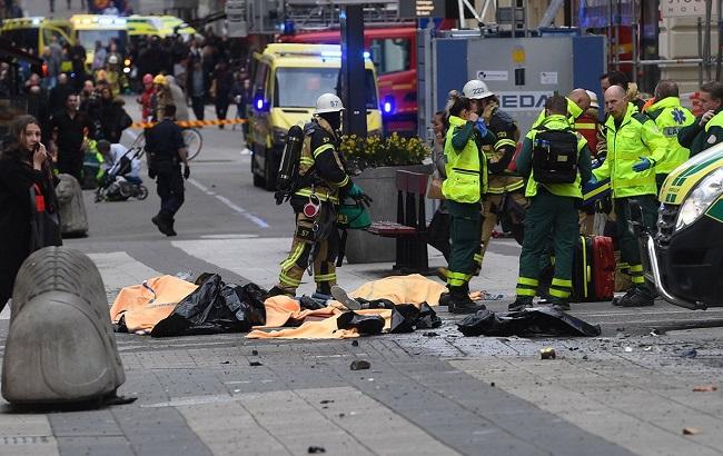 Стокгольм: у террориста, который наехал на людей, была взрывчатка