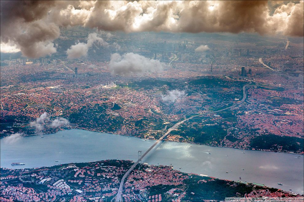 Стамбул с высоты высота,интересное,Стамбул,Турция