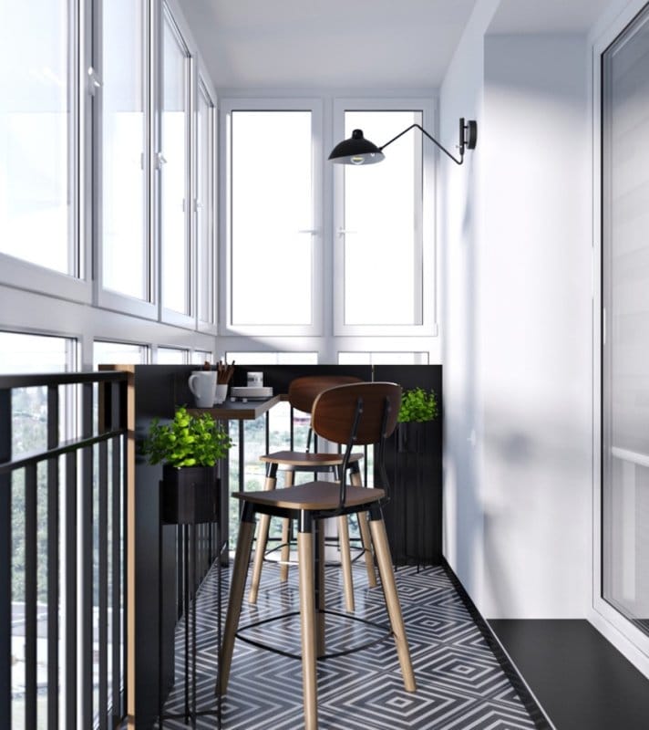 Смелые идеи преображения балкона в квартире интерьер,переделки,рукоделие,своими руками,сделай сам