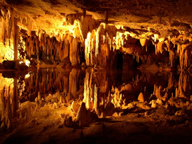 Luray cavern пещеры Люрей