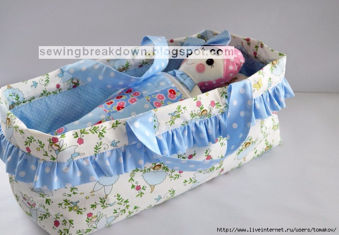 Сумка-переноска для куклы, мастер-класс